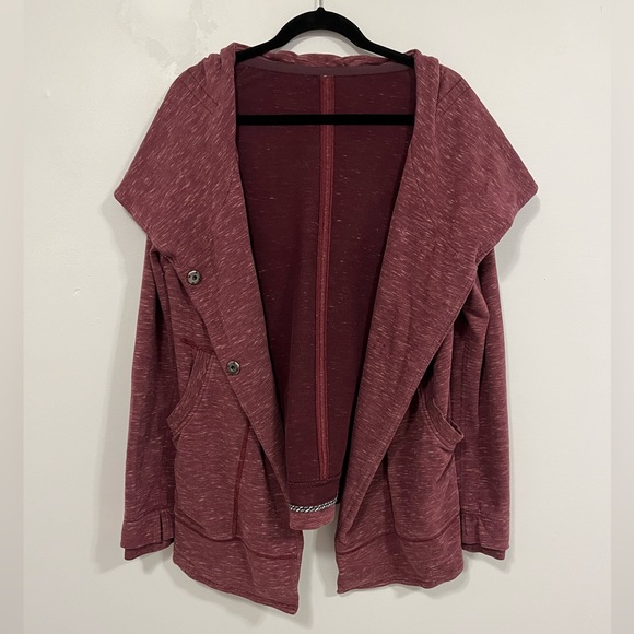 Lululemon Find Your Centre Wrap Heathered Marled Rust Berry 8 - Picture 10 of 16